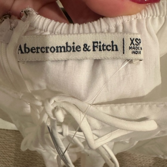 Abercrombie & Fitch Charming White Babydoll Style Dress - Picture 5 of 5